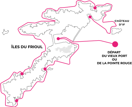carte des ïles du frioul mobile